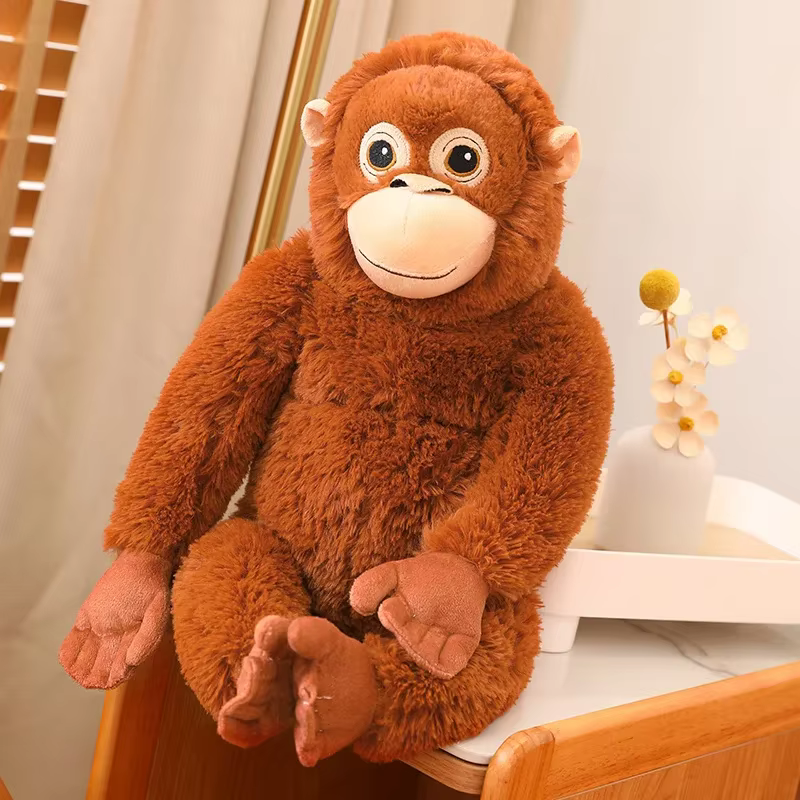 Juguete de Peluche de Gorila de Caricatura, Chimpancé Mono, Muñeco Relleno Suave, Decoración para Mochila, Bolsa de Auto y Habitación, Regalo para Niños — imagen 4