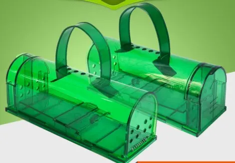 2PCS Plastic Mousetrap Bedroom Kitchen Warehouse Mousetrap With Handle Easily Catch Rats High Sensitive Pedal Trap — image 8