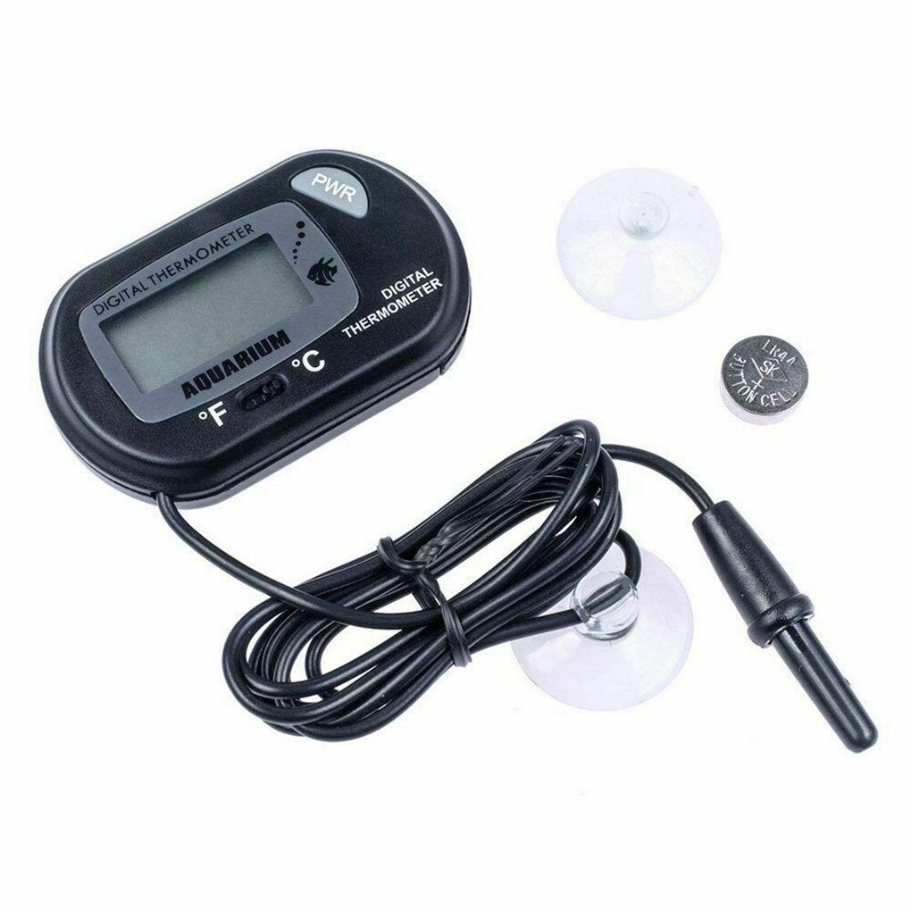 LCD Digital Aquarium Thermometer Fish Tank Water Temperature Meter Aquarium Temp Detector Fish Alarm Pet Supplies Tool Aquatic — image 6