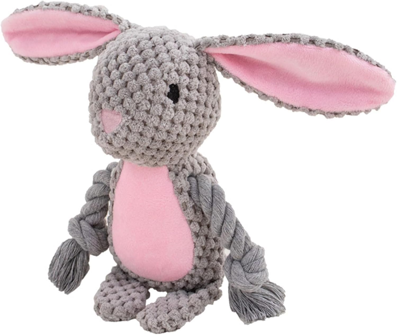 Dog Toys Dog Squeaker Toys With Crinkle Paper Stuffed Animal Dog Plush Chewing Toy Cotton Rope Interactive Toys For Puppy Small Middle Dogs — image 9
