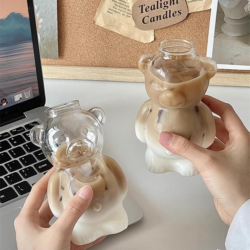 Bear cup coffee cup cartoon glass cup — image 6