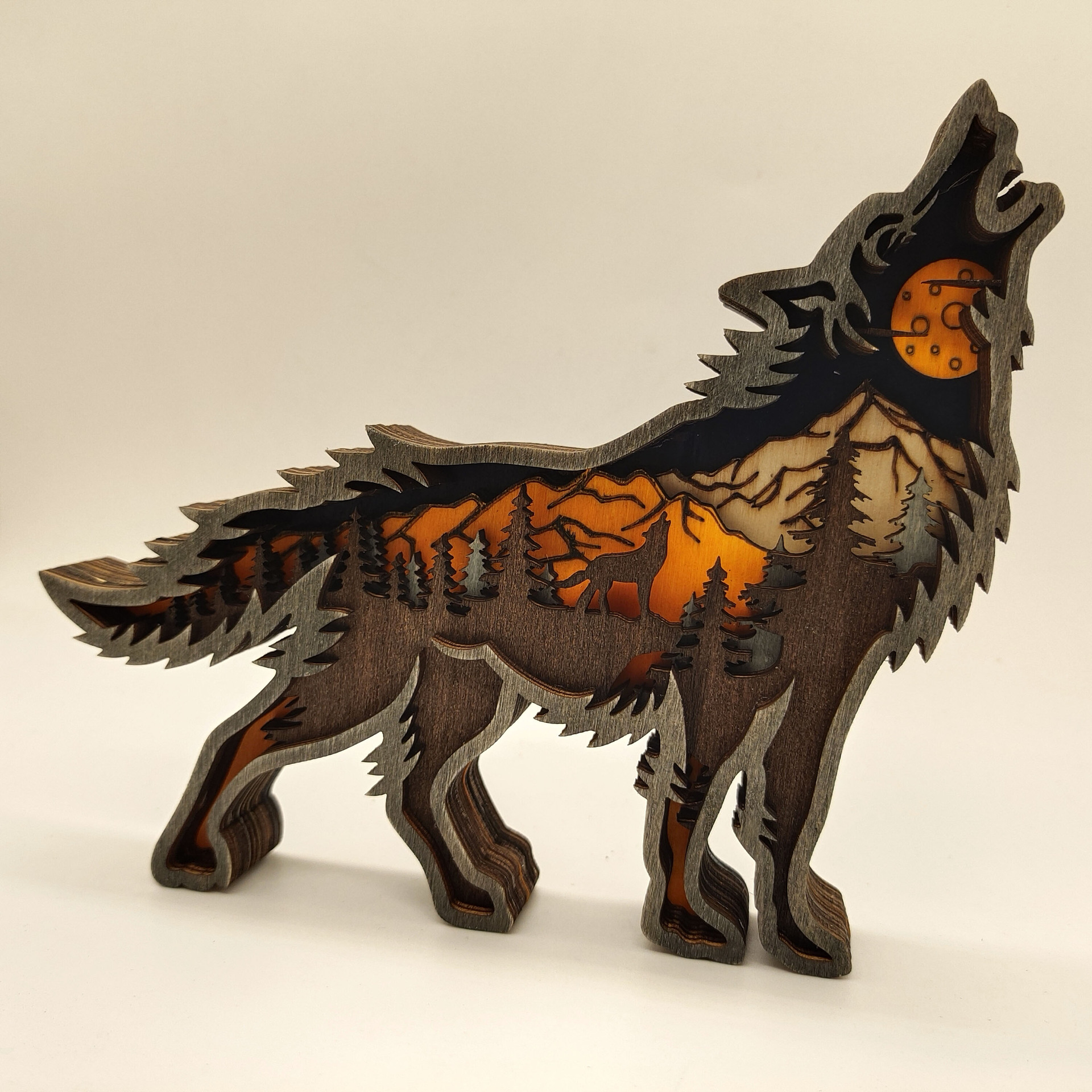 Nuevos Decorativos de Madera Tallados Animales para Creatividad en el Hogar — imagen 8