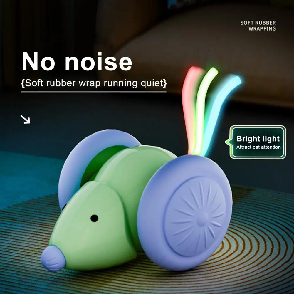 Cat Toys Interactive Electric Mouse Cat Toy Automatic Cat Teasing Stick Pet Supplies — image 7
