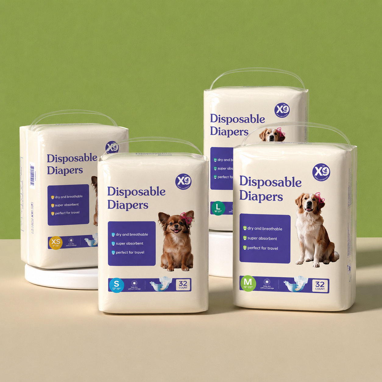 Diapersas para Hembra de Perro Descartables — imagen 3
