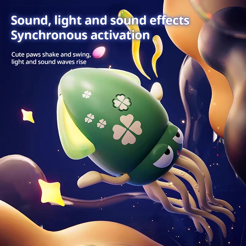 Creative Dancing Squid: auto-sense, obstacle-avoid e-pet with music, lights, rechargeable & interactive gift — image 8