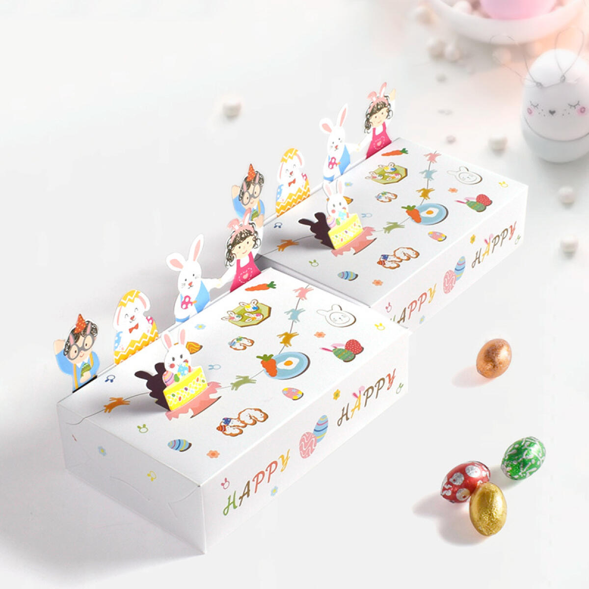 Cajas Regalo de Peluche en 3D para Conejos - 10 Unidades — imagen 4
