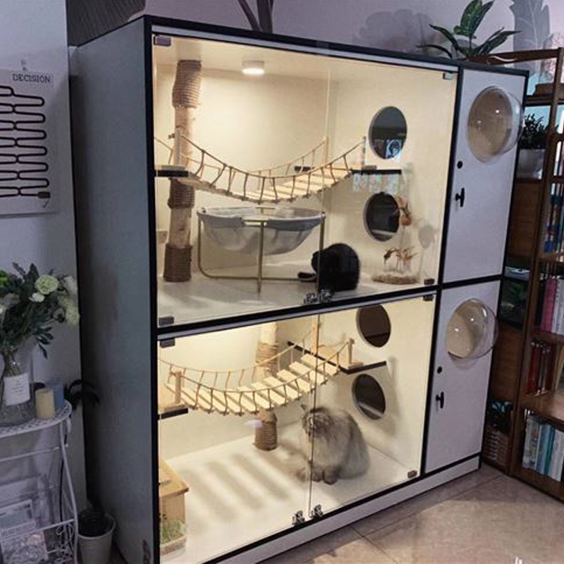 Muebles para gatos de pared en pino — imagen 5