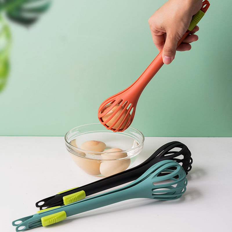 Egg Beater Multi-Functional Kitchen Creative 3-In-1 Hand Mixer Fishing Egg Fishing Noodles Bread Clip — image 1