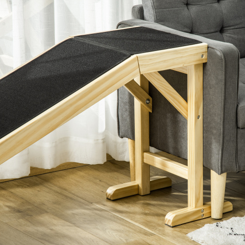 Ramp For Dog Bed, Pet Ramp For Dog With Non-slip Carpet And Top Platform — image 2