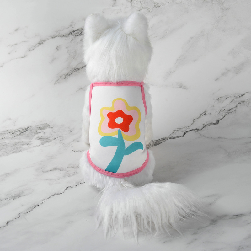Ropa de mascotas - Camisetas de frutas divertidas con solapas y detalles coloridos para perros — imagen 4
