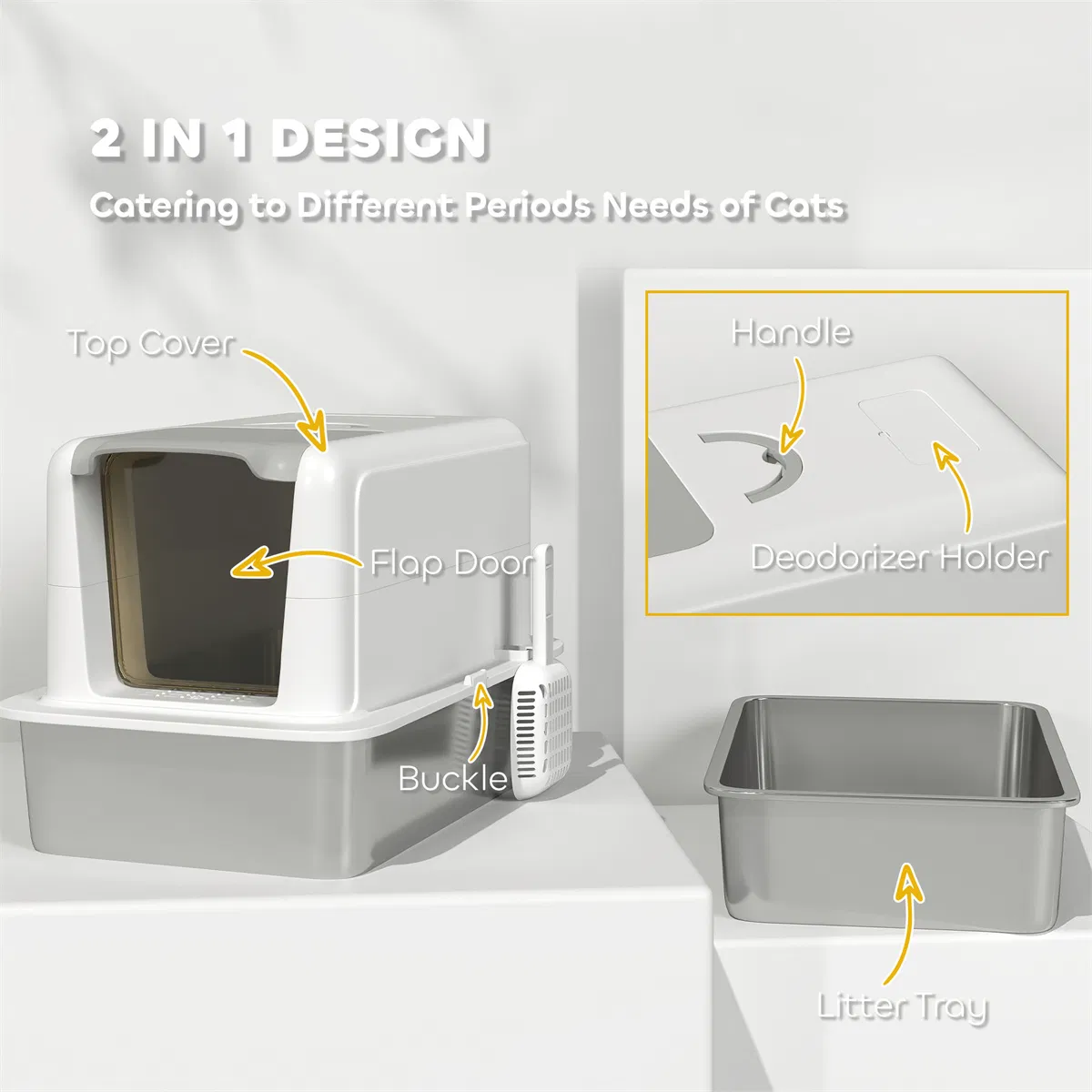 Cat Litter Box, Cat Litter Box Enclosure — image 3
