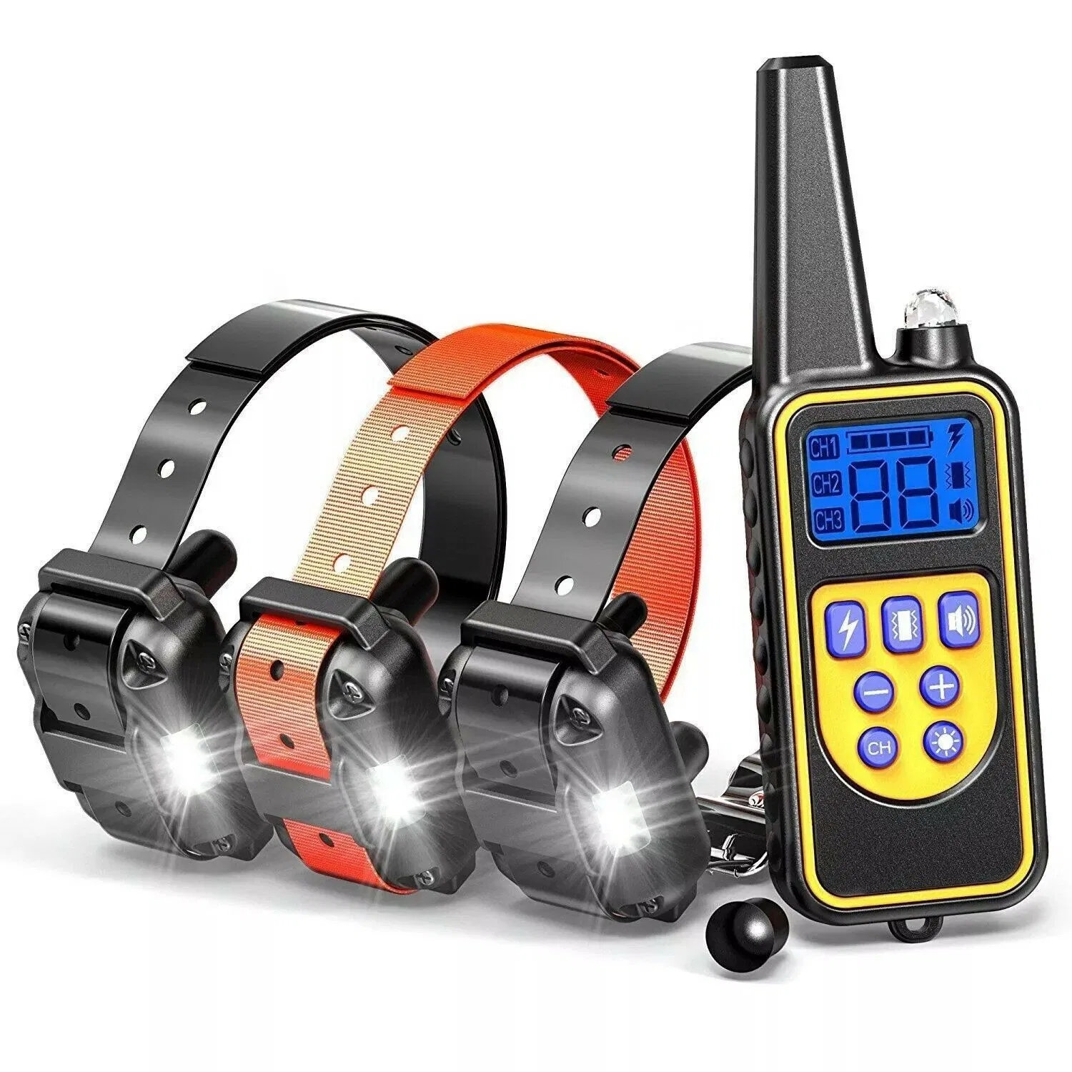 Cinturón de Adiestramiento para Perros con Control Remoto a Batería Recargable - Entrenador de Choque Hidrófugo para Mascotas — imagen 13