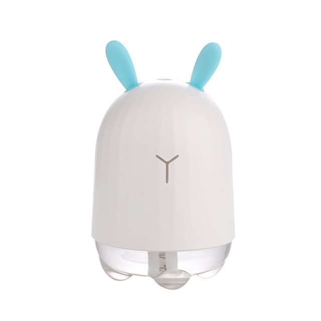 Lovely Rabbit Air Humidifier USB Aroma Diffuser with LED Lamp Mini Ultrasonic Cool Mist Maker Fogger for Office Car Air Purifier — image 7