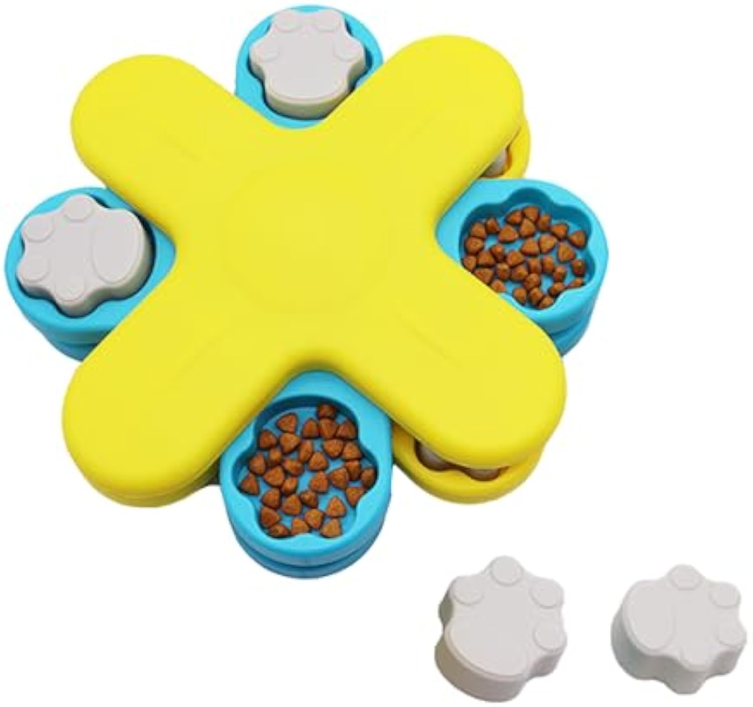 Dogs Food Puzzle Feeder Toys Interactive Dog Puzzle Toys Twister Dog Food Dispenser, Dog Enrichment Toys For IQ Training Adjustable Slower Feeder Dog Puzzle — image 1