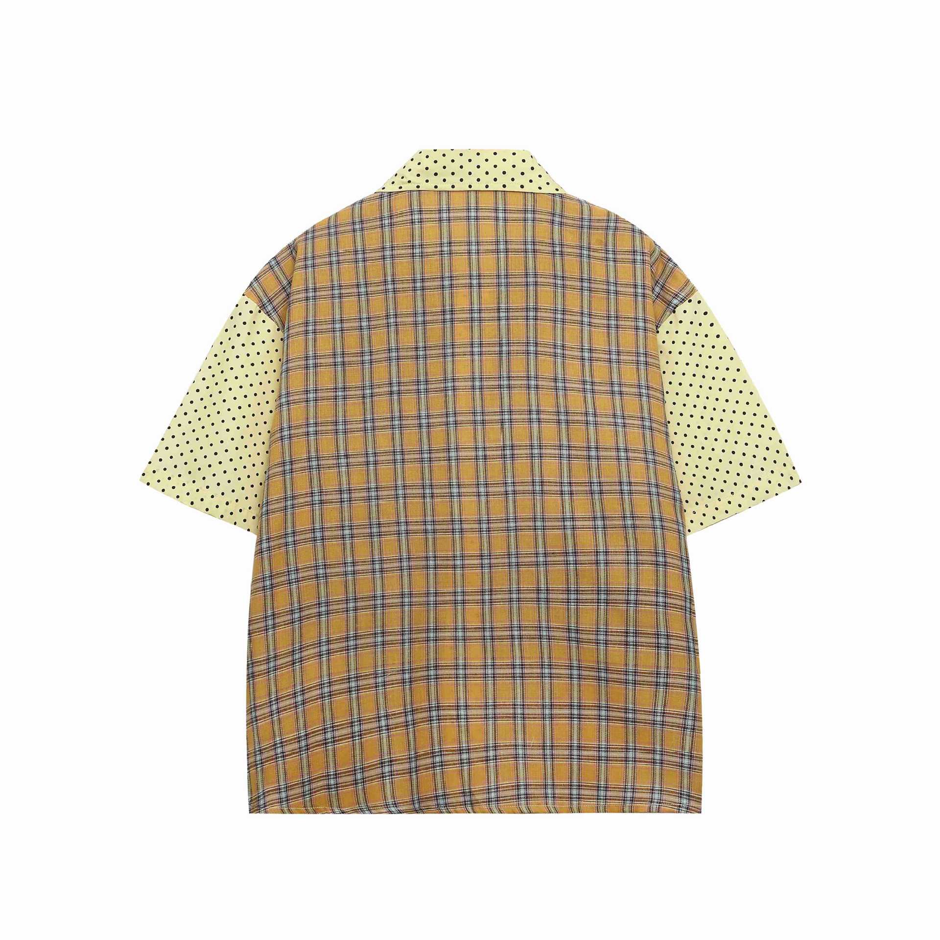 Spotted dog embroidered short sleeved shirt — image 3