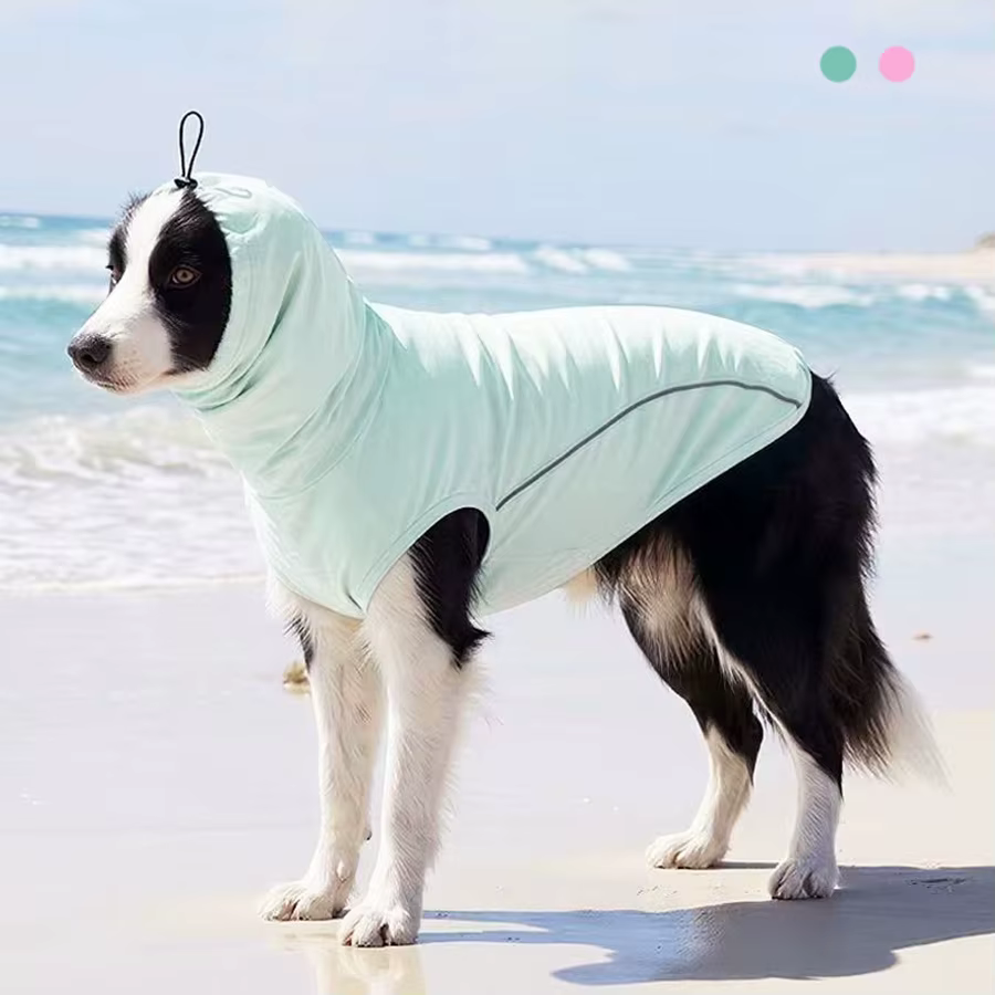 Pet Dog Sun Protective Clothing UV Shirt Cooling Clothes Breathable Pets Outdoor Coatb Dogs Cats Pet Clothing in Summer — image 1
