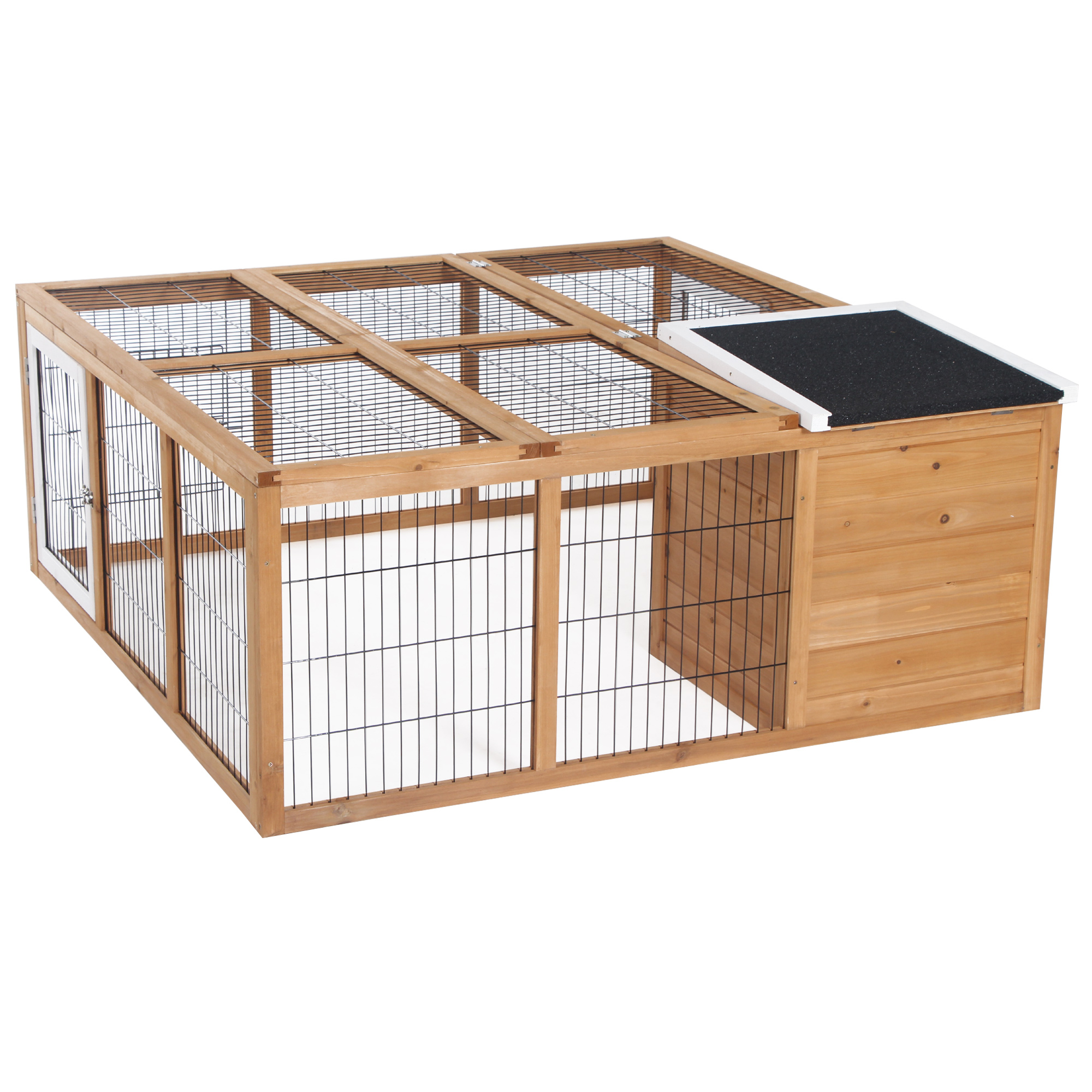 Casa para Conejos, Hogar Acogedor para Pequeños Animales con Ventilación Natural — imagen 3