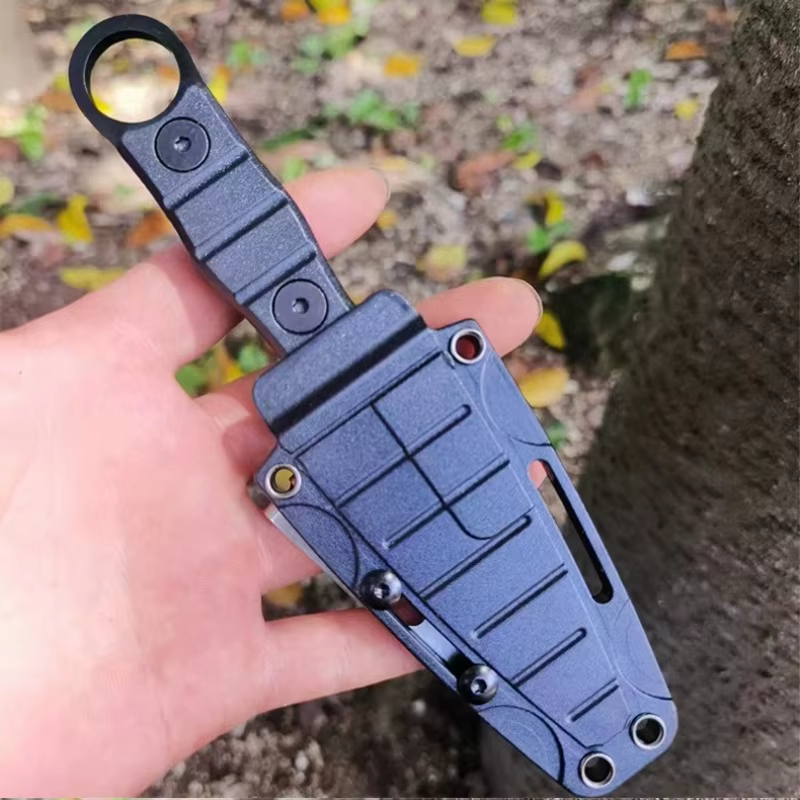 Professional Outdoor Survival Knife, EDC Fixed Blade with Sheath - High Hardness D2 Steel for Camping, Hunting & Self-Defense — image 4