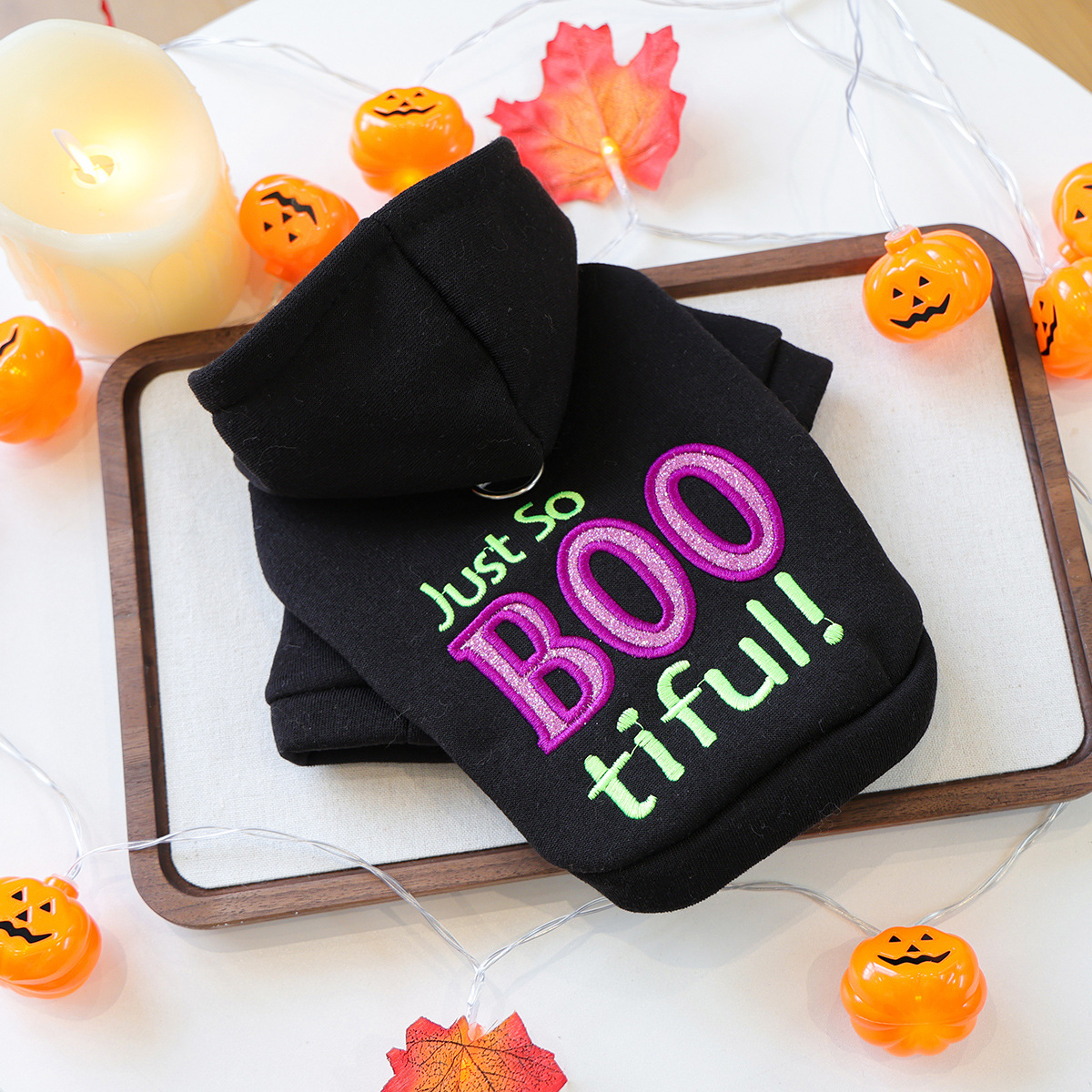 Pet Clothes for Small Dogs and Cats, Halloween Stylish Hoodie, Autumn and Winter Pet Apparel — image 5