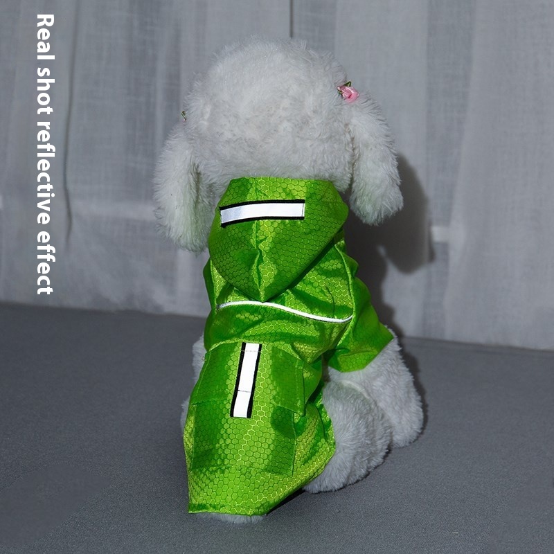 Chaquetón de Perro Reflejos Impermeable para Cachorros Pequeños, Adecuado para Gatos en el Invierno y la Lluvia — imagen 4