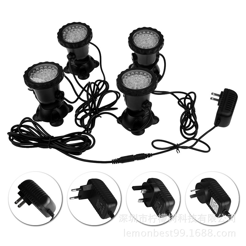 Lámpara cilíndrica de peces LED con luces de color, lámpara de buceo, montaña, piscina y tiro para tanque de peces — imagen 2