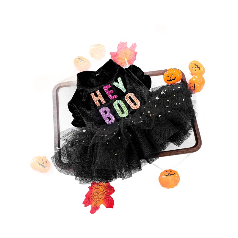 Pet Clothing for Small Dogs and Cats Halloween Princess Tulle Dress, Cute Outfit for Small Pets — image 6