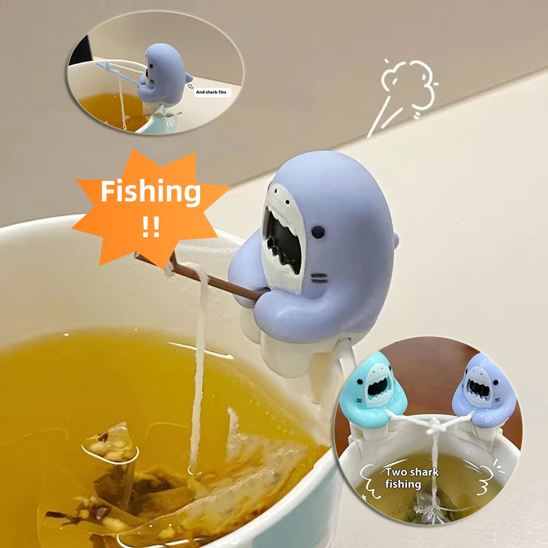 Infusor de Té con Forma de Tiburón para Mascotas, Decoración Multifuncional y Accesorios para Bebidas — imagen 4