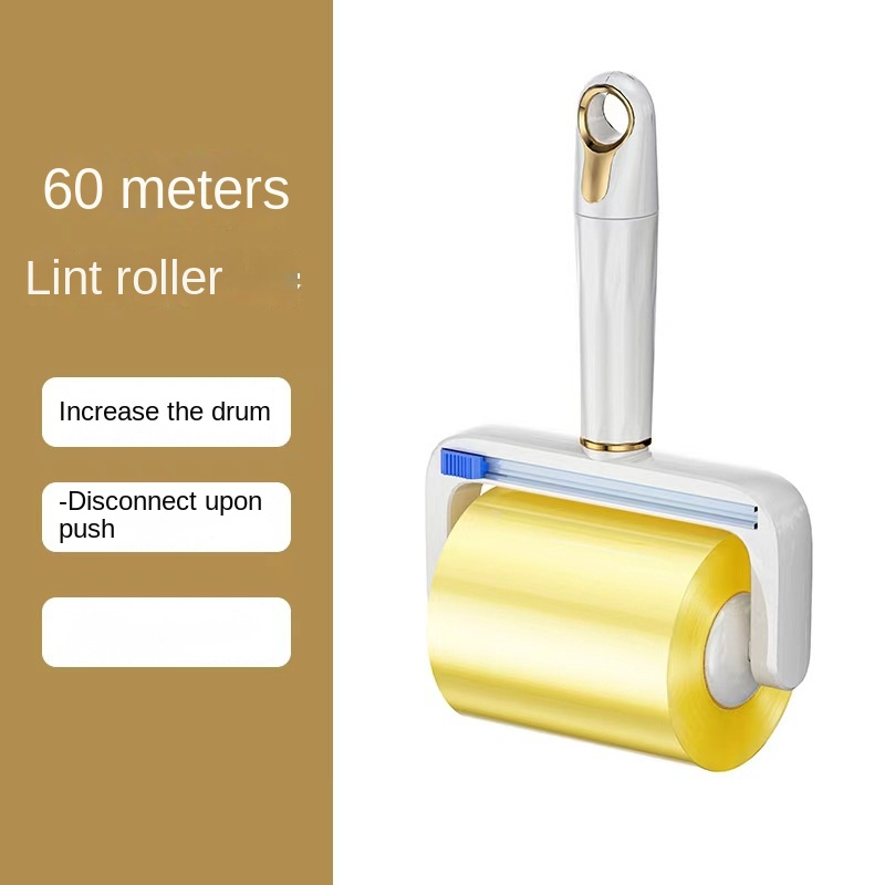 Roller Lint Remover with Reversible Adhesive Tape, Wide Pet Hair Remover Roller, Hair Removal Tool — image 7