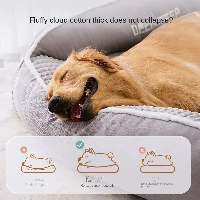 Pet Bed for Dog Winter Bedding Dogs Halloween Cats Christmas Sofa Warm Small Baskets Puppy Medium Large Pets Accessories Blanket — image 3