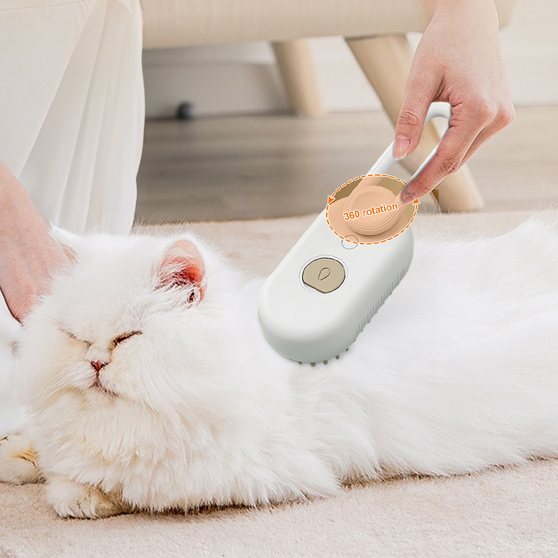 Electric Spray Pet Comb for Cats & Dogs - Massage, Float Hair Cleaning — image 4