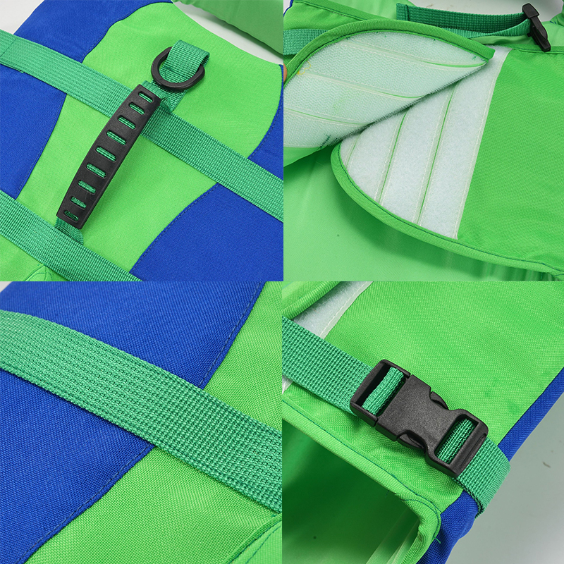 Dog Life Jacket Adjustable Pet Swim Vest – Flotation Safety Rescue Vest for Pool, Surf & Water, with Grab Handle (Tail Design) — image 5