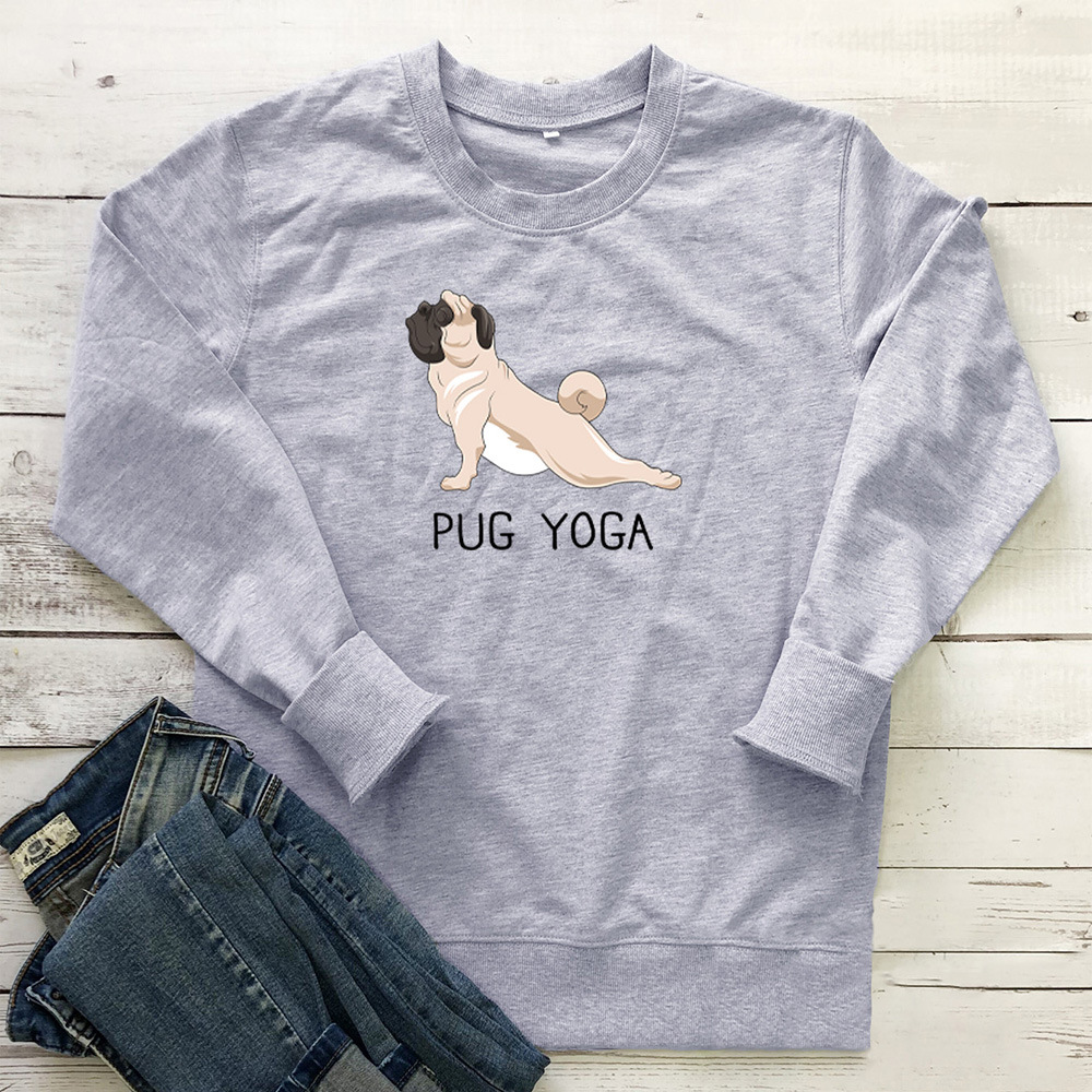 PUG YOGA Alphabet Yoga Dog Hoodie — image 5