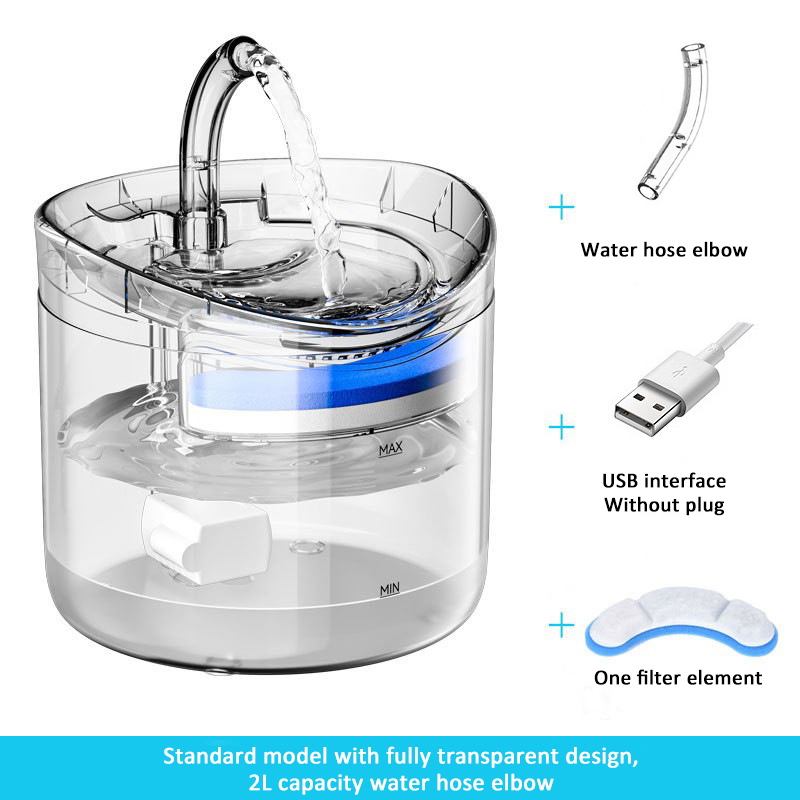 Dispensador de Agua Automático para Mascotas Circulación Inteligente Temperatura Constante Electrodoméstico Silencioso Accesorio de Suministros para Mascotas — imagen 8