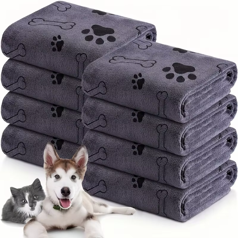 Toalla de Secado Rápido para Perros con Fibras de Microfibra, Secadora para Mascotas, Paño de Baño para Cachorros y Autos — imagen 2