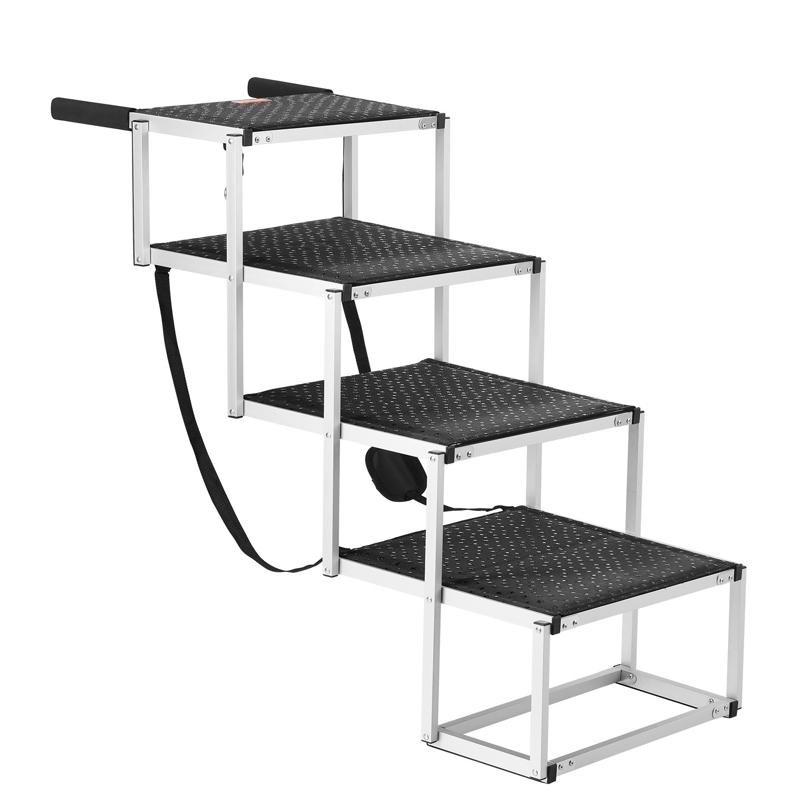 VEVOR Dog Stair For Cars 4-step Folding Dog Steps Aluminum Loads Up To 250 Lbs — imagen 4