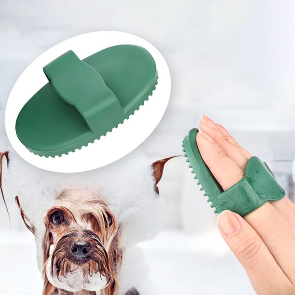 Pet Bath Brush Gloves Dog Cleaning Supplies Bath Brush Cat Bath Massage Brush Hair Removal Pet Supplies — image 5