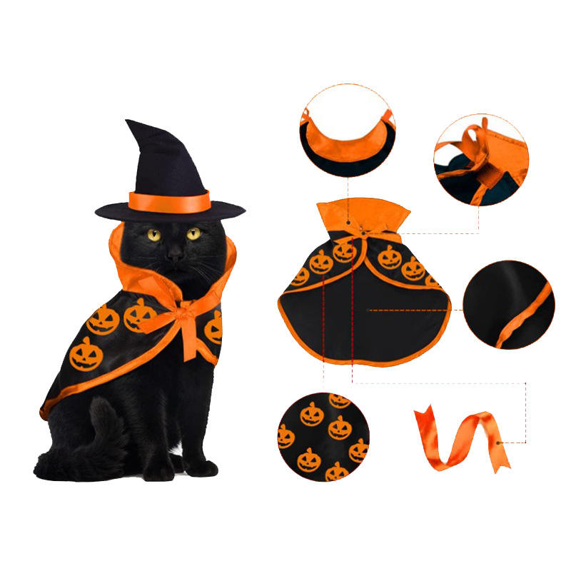 Halloween Pet Cloak Cat Dog Christmas Dressing Transfiguration Pet Superman Cloak — image 4