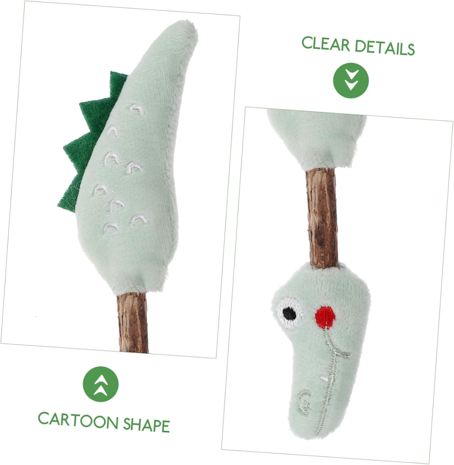 Cat Toy Kitten Toys Teeth Cleaning Toys Silvervine Sticks Cat Silvervine Stick Chew Sticks For Cats Cat Interaction Toys Kitten Plaything Cat Teaser Polygonum Wood The Cat — image 16