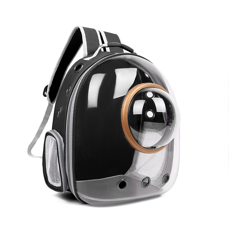 Transparent Cat Bag New Portable Space Capsule Pet Bag Breathable Double Shoulder Cat Backpack — image 16