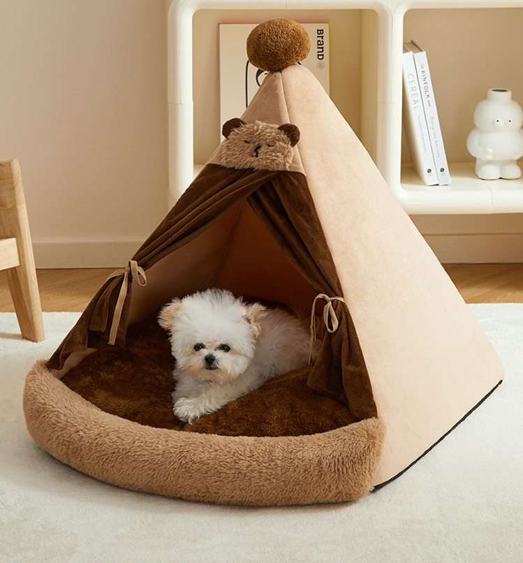 Tienda para Mascotas Todo el Año, para Perros Pequeños y Medianos, Tipo Cerrada, Brinda Calidez y Seguridad para Bichón Frisé en Invierno — imagen 5