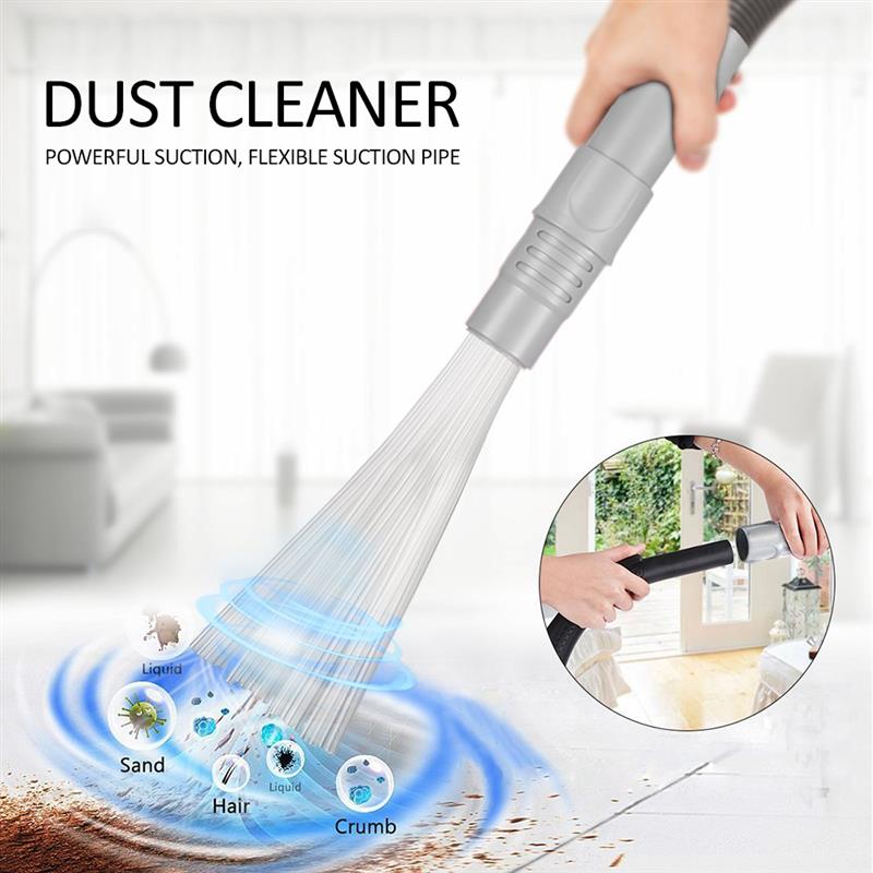 Dust Daddy Vacuum Cleaner Attachment Universal Suction Pipe Remove Dirt Pet Hair Dust Cleaning Sweeper — image 1
