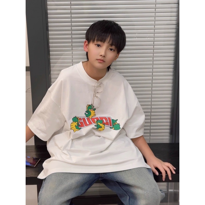 Camiseta Corta Manga para Niños con Dragón — imagen 4