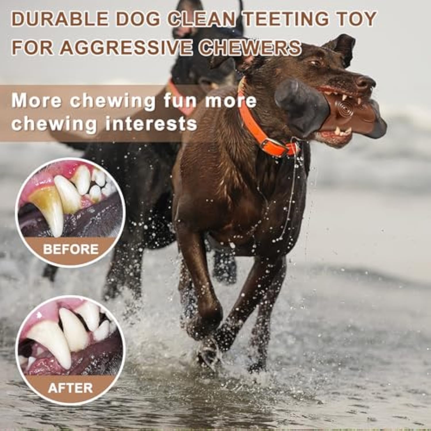 Tough Dog Toys For Aggressive Chewers Large Breed Indestructible Dog Toys Durable Dog Chew Toys For Large Dogs Bacon Flavor Dog Chew Toys For Aggressive Chewers Durable Large Dog Toys For Big Dogs — image 4