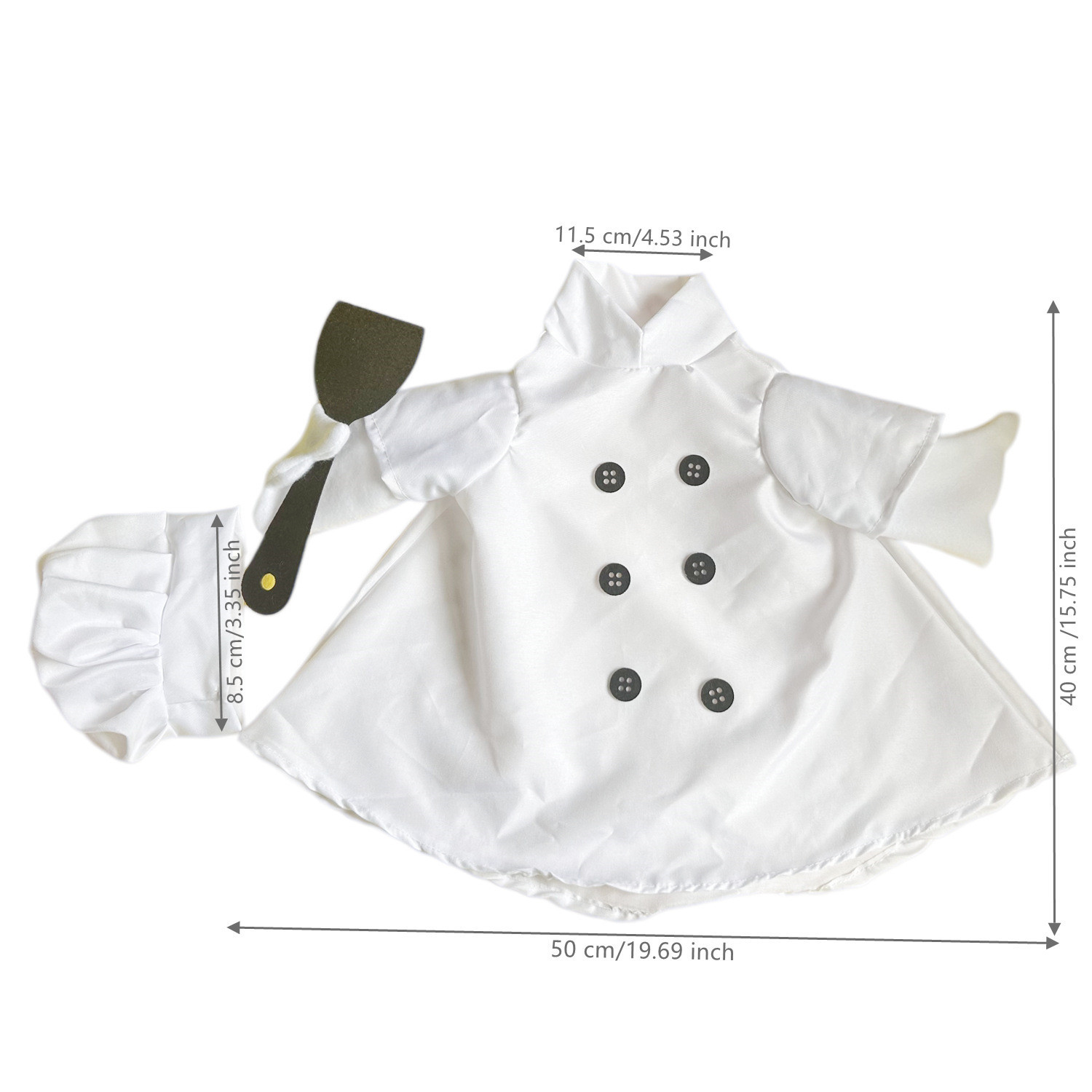 PorchGoose Costume Chef Apron Chef Outfit Outdoor Goose Decoration Costume Props — image 5