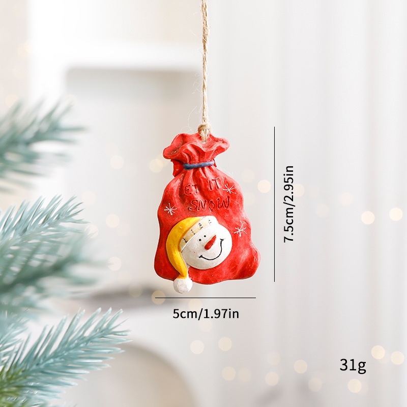 Adorno Navideño Reino de los Cielos Figura de Renuevo Colgante Estilo Animado Decoración para Árbol — imagen 8