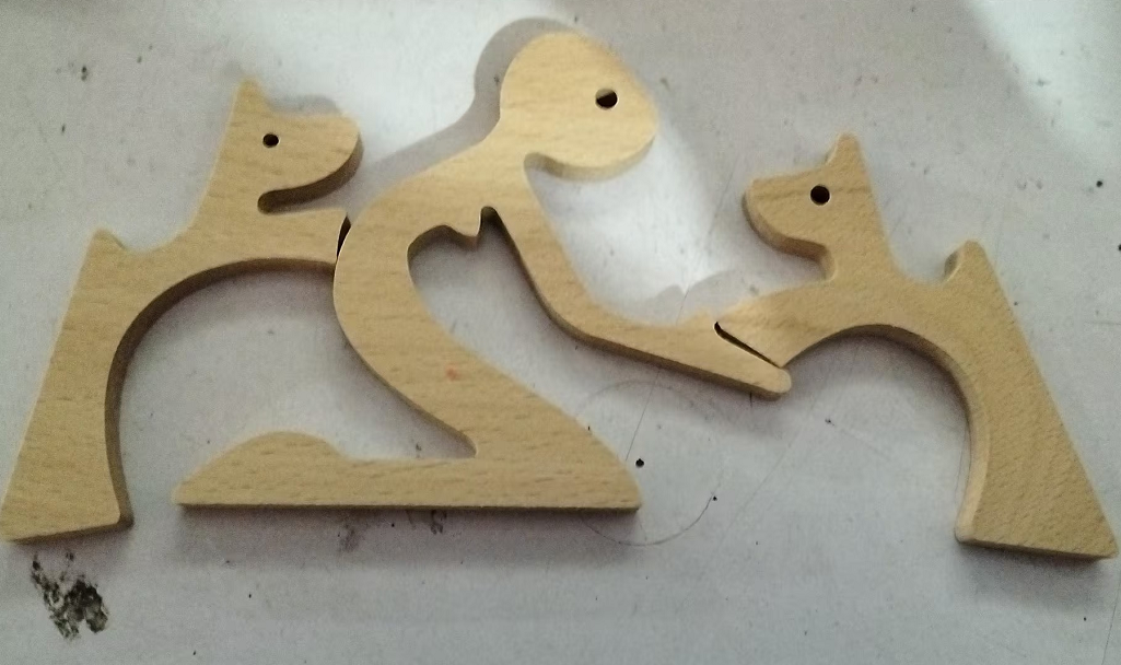 Escultura de Madera para Decoración de Hogar con Perro y Dueño - Regalo de Navidad para Amantes de los Animales — imagen 34