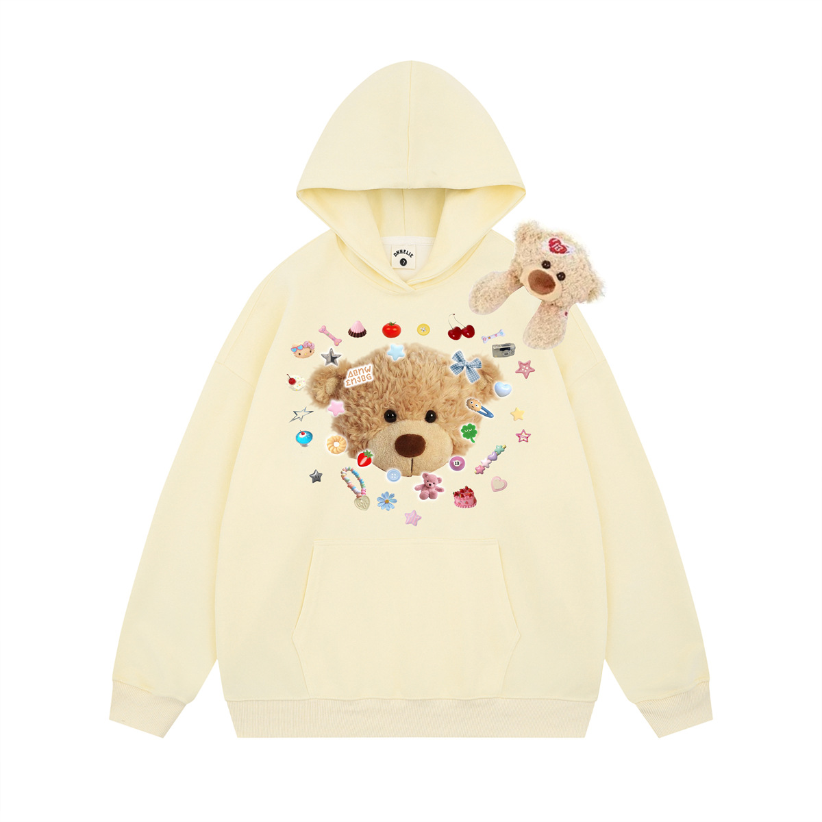 Little Bear Printed Hanging Hoodie — image 8