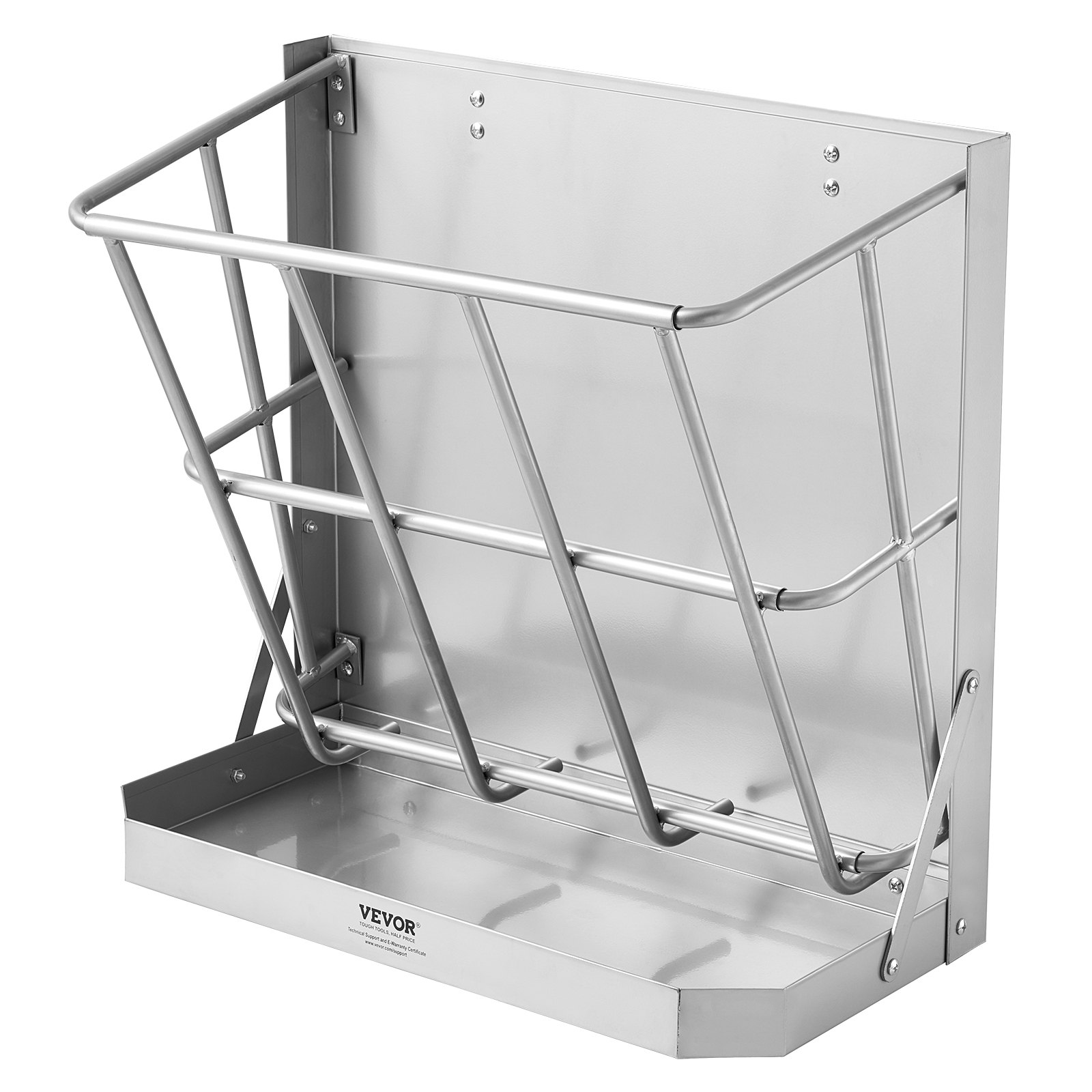 Alimentador de heno para cabras en pared 2 en 1 Alimentador de heno y grano 21 galones — imagen 2