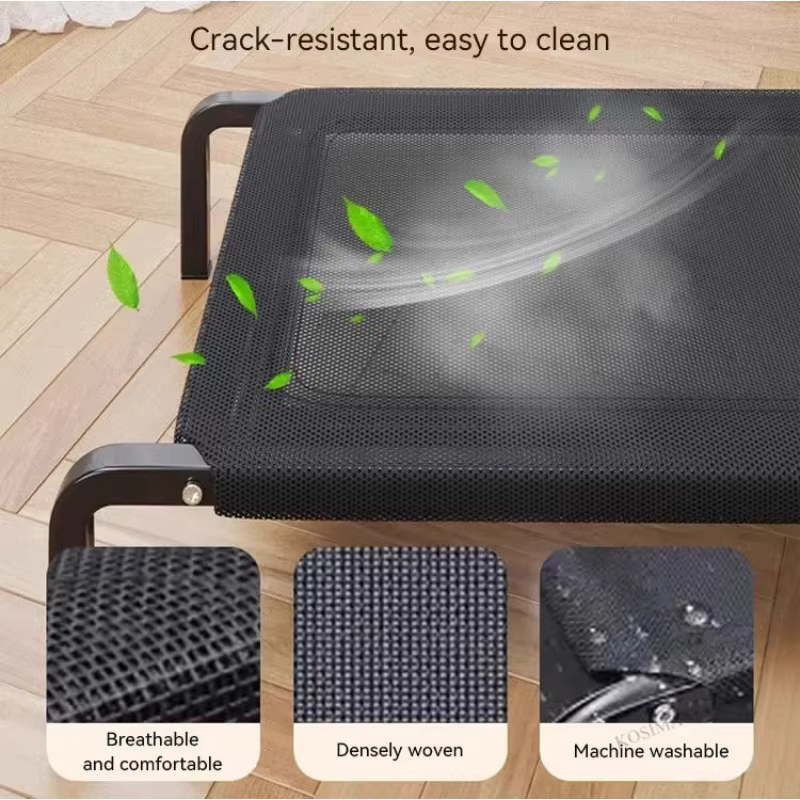 Cama de Perro para Verano - Cama Respirable para Perros Grandes - Colchón de Camping con Base Solida y Espacio Acogedor - Removable y Lavable - Sofá para Mascotas - Manta de Apoyo para Caninos — imagen 2