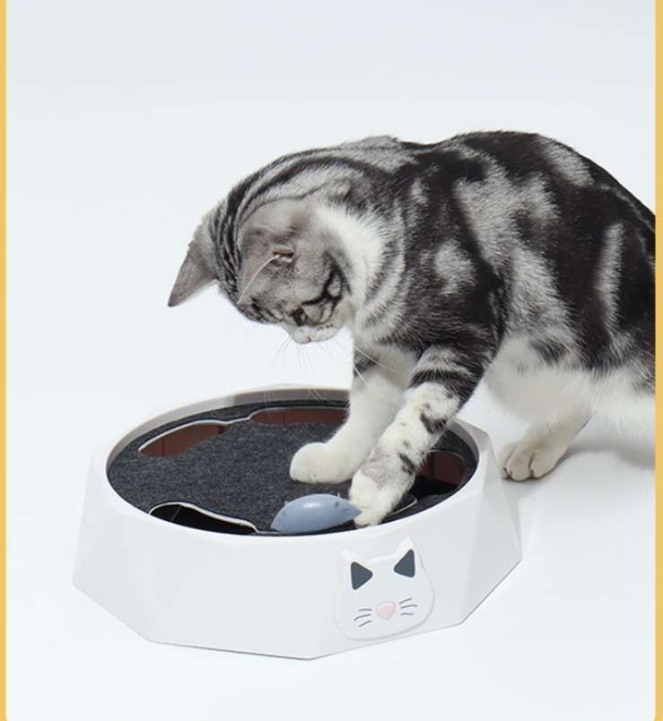 Juguetes Eléctricos Interactivos para Gatos Ratón de Plush Giro Doble Velocidad Automático Inteligente — imagen 1